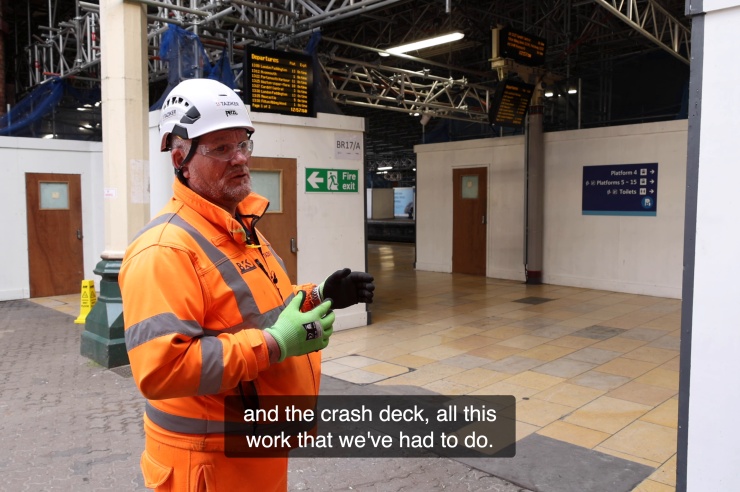 Bristol Temple Meads Station Refurbishment - Safety Deck Phase 1 Completed