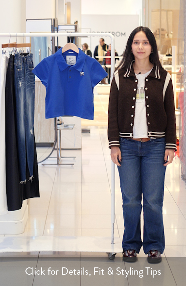 MOTHER The Lil Match Polo | Nordstrom