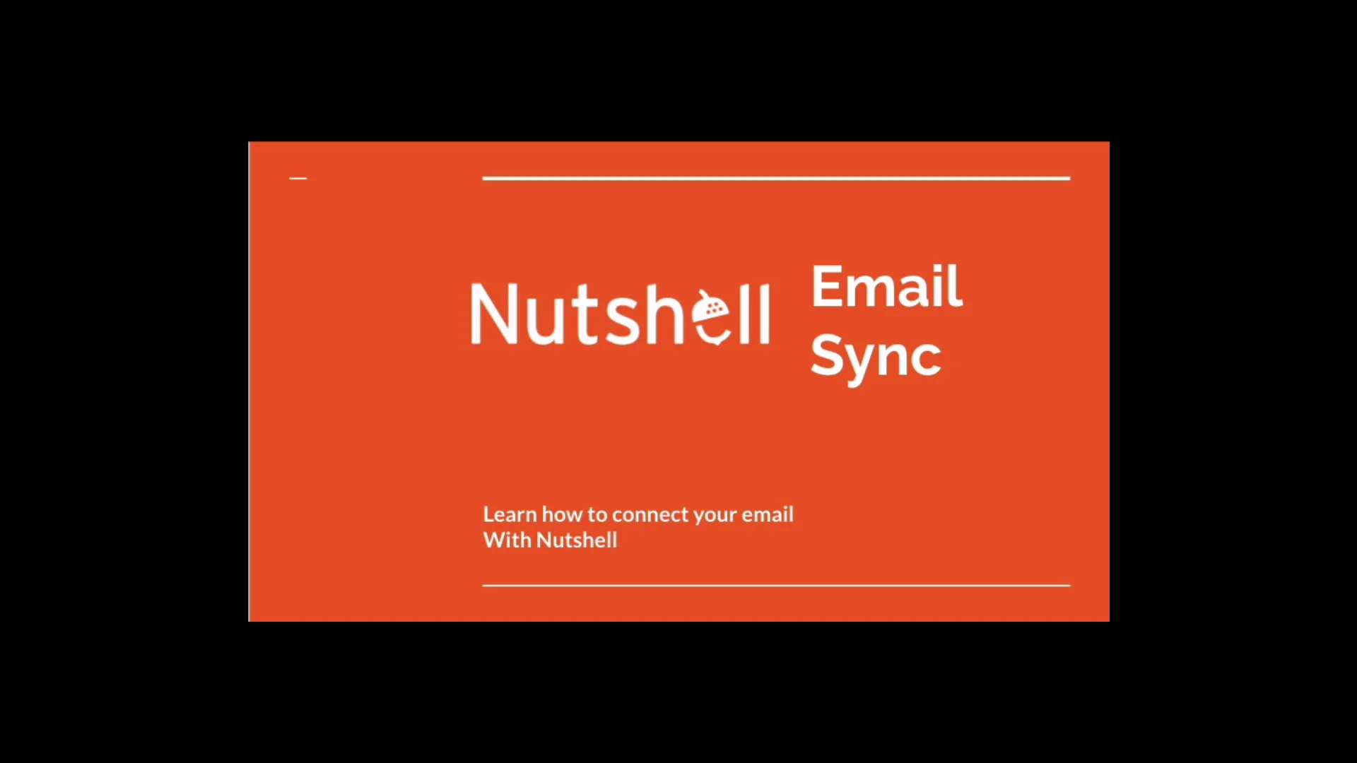 How to connect your email with Nutshell – Nutshell