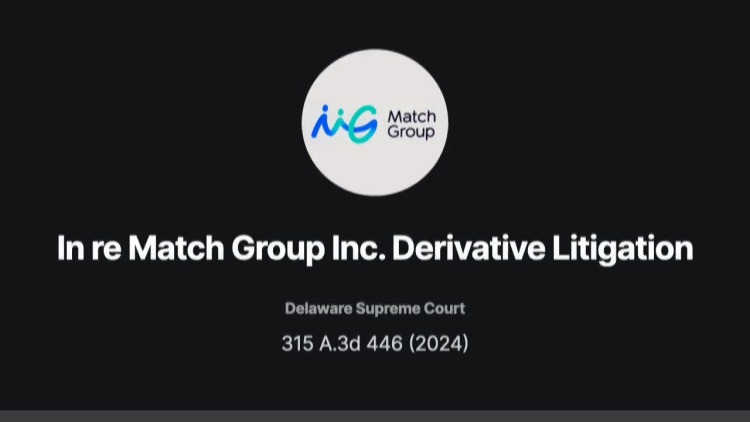 In re Match Group, Inc. Derivative Litigation