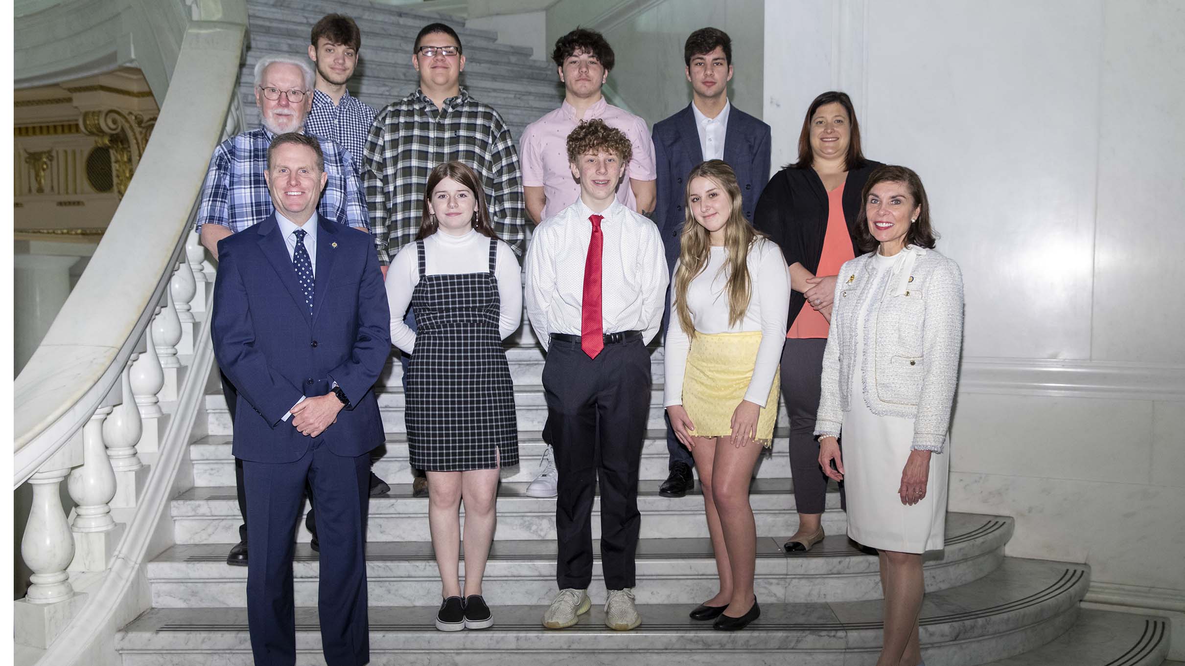 4/12/22 - Introduction of Guests: State Champions Central York High School Bowling Team