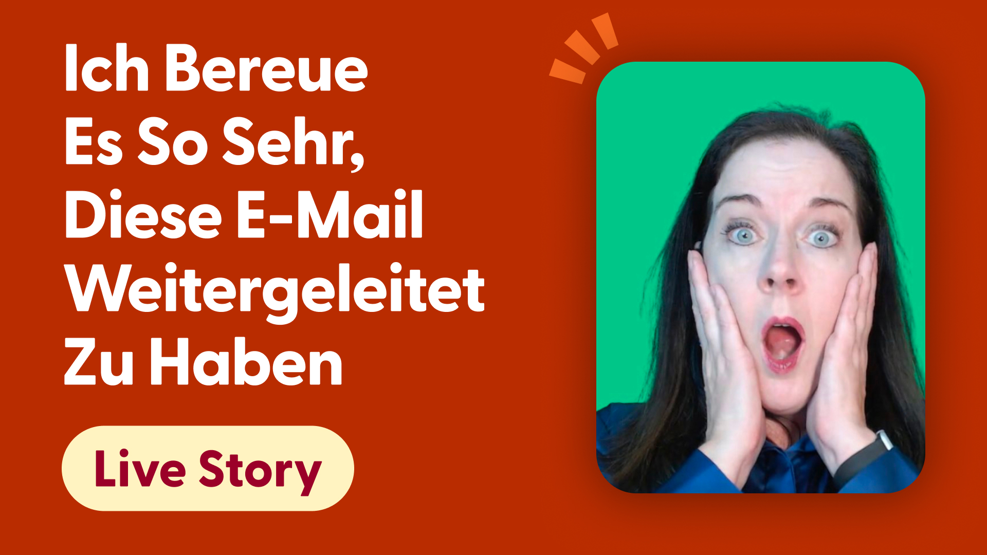 Ich bereue es so sehr, diese E-Mail weitergeleitet zu haben