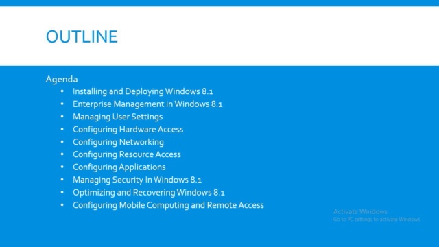 Microsoft 70-687: Configuring Windows 8 intro video
