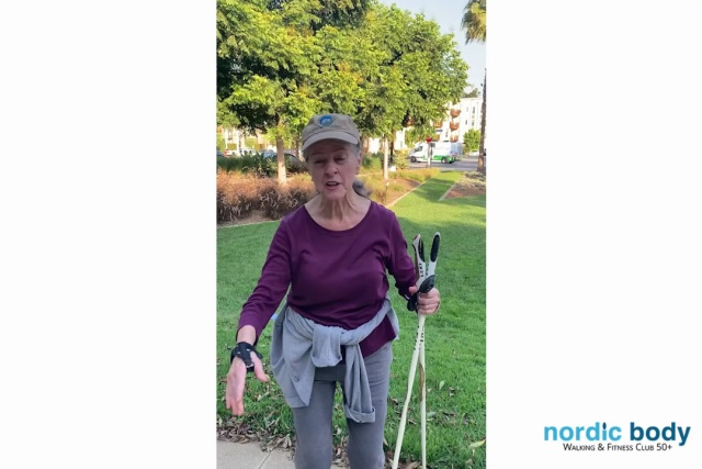 Nordic Walking With Fitness Walking Poles