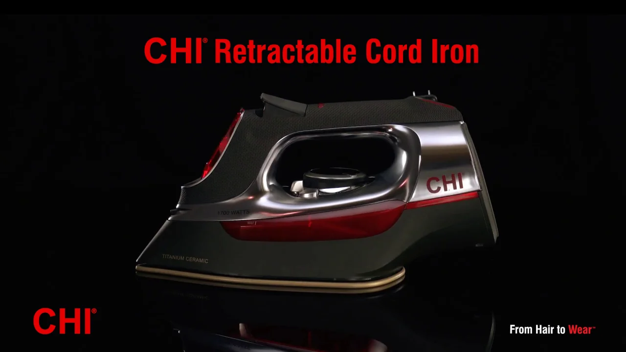CHI Retractable Iron - 13106 | Chi Steam CHI Retractable Iron - 13106 | Chi Steam