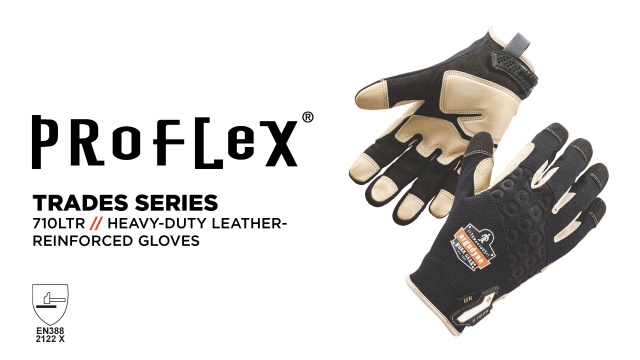 Heavy-Duty Leather-Reinforced Gloves