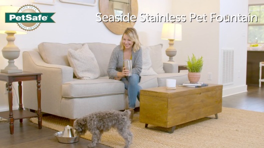 PetSafe Seaside Stainless Pet Fountain