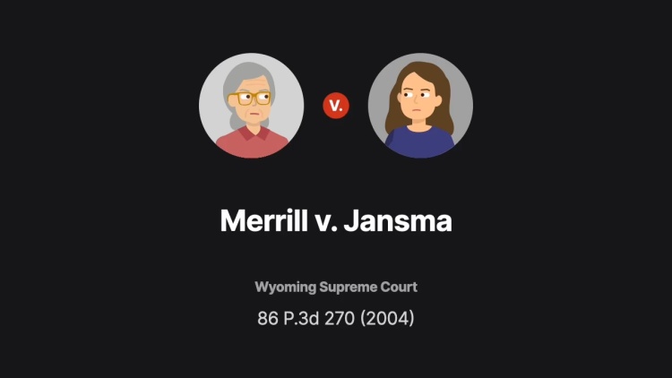 Merrill v. Jansma