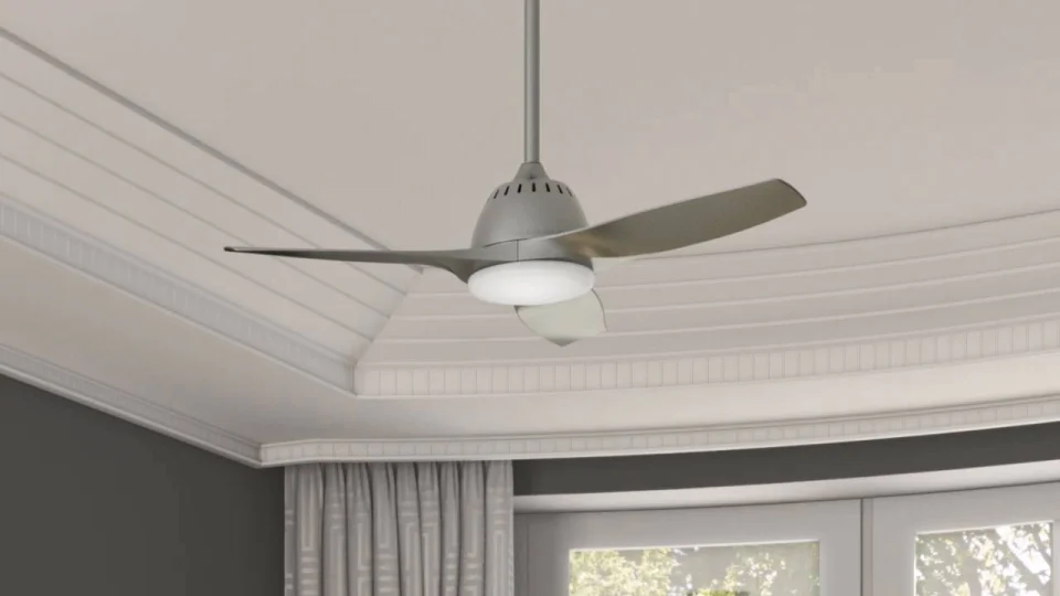 Casablanca Wisp 44" Fresh White Indoor Ceiling Fan w/ Remote 59149 New 