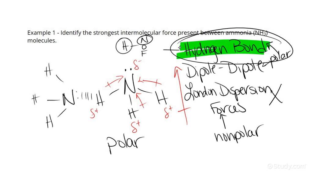 How To Calculate The Strength Of Intermolecular Forces Between Identical Molecules From Chemical 2982