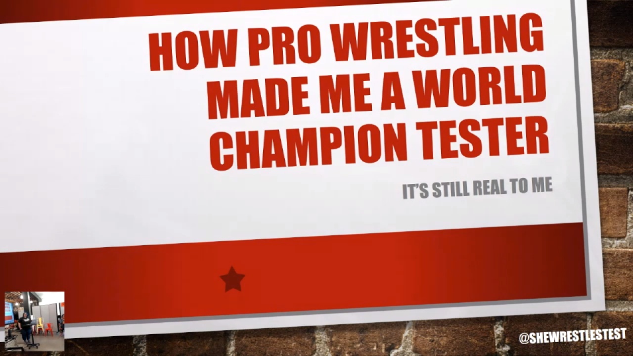 How Pro Wrestling Made Me A World Champion Tester - Jenna Charlton  image