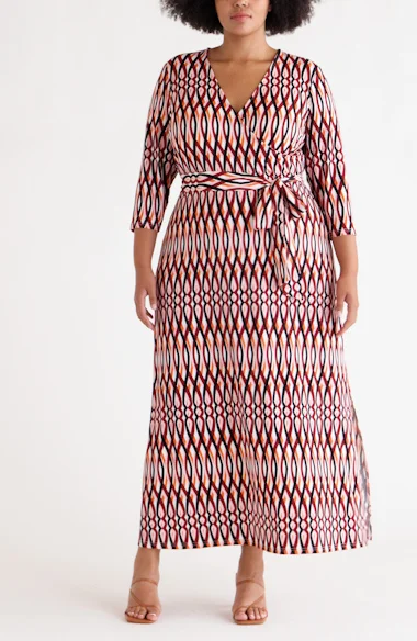 Leota Perfect Faux Wrap Maxi Dress Nordstrom