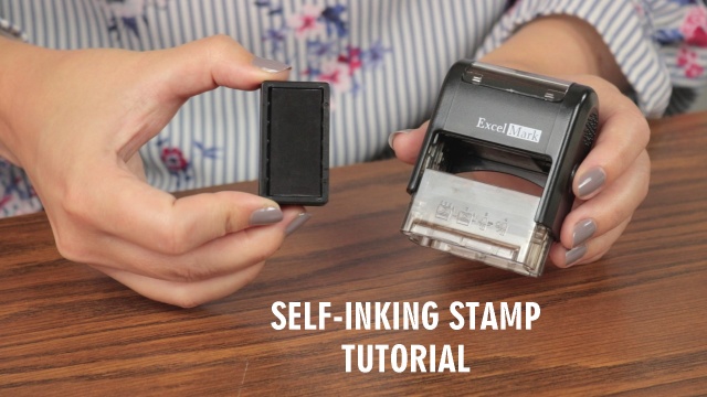 ExcelMark Premium Self-Inking Stamp Refill Ink - 5cc (Black