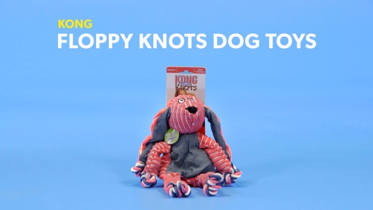 KONG Floppy Knots Dog Toy, Fox, Small/Medium 