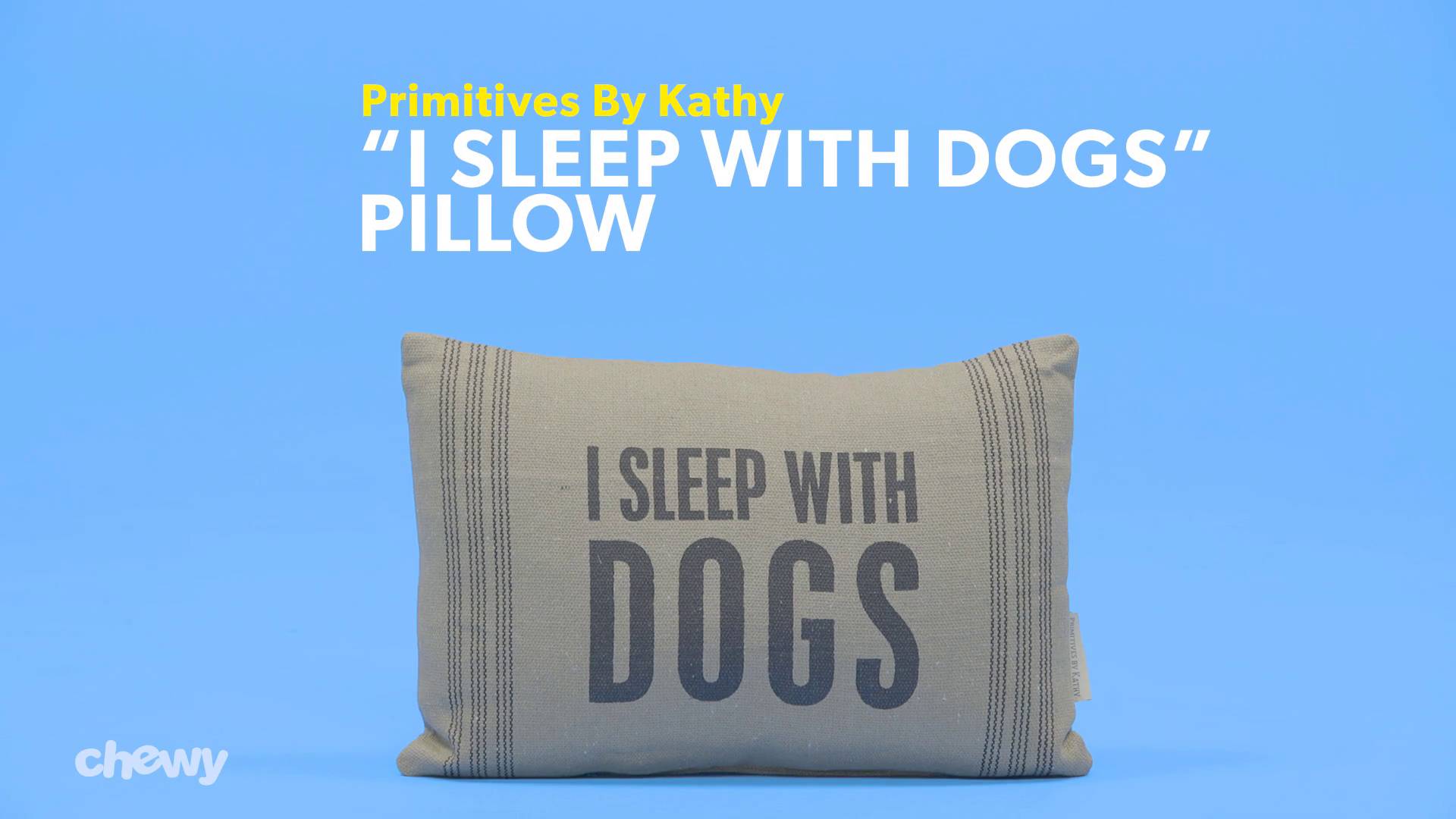 10-Inch by 15-Inch 22561 Primitives by Kathy with Dogs Dark Pillow