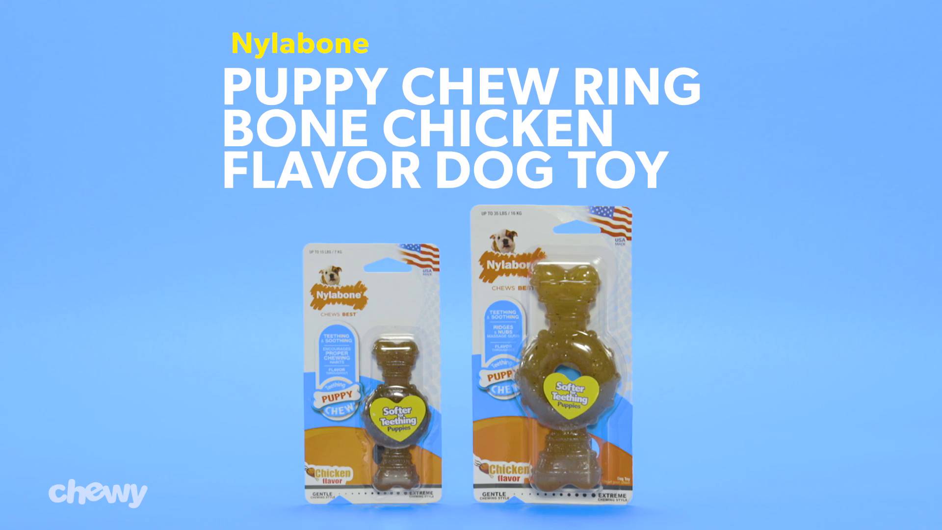 Nylabone puppy sales ring bone