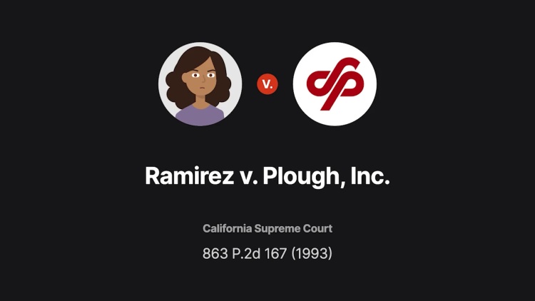 Ramirez v. Plough, Inc.