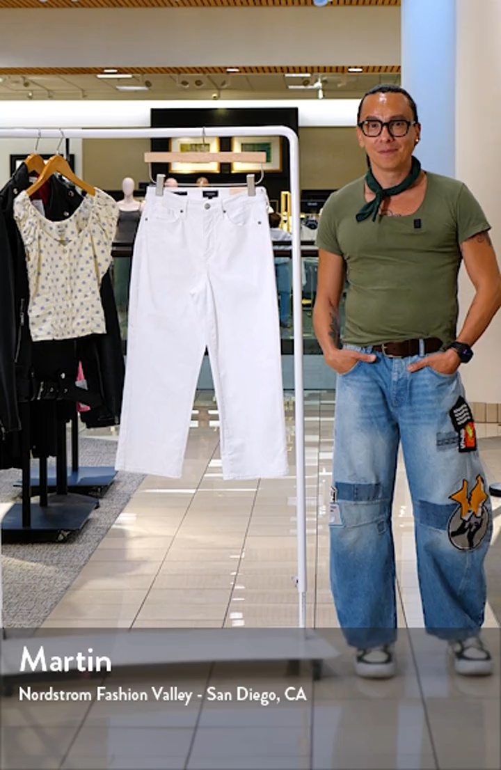 NYDJ Joni High Waist Relaxed Capri Jeans | Nordstrom