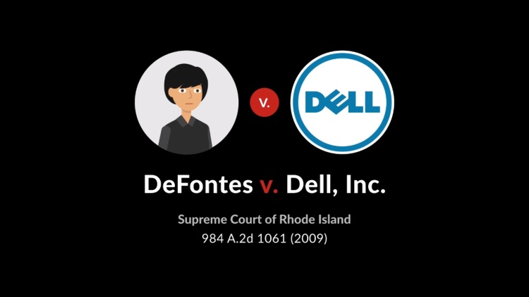 DeFontes v. Dell, Inc.