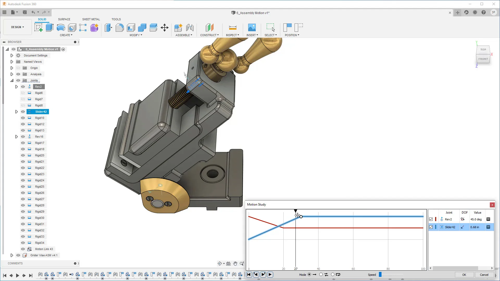 Fusion 360 Help | Mechanical Assemblies Fundamentals | Assembly Motion ...