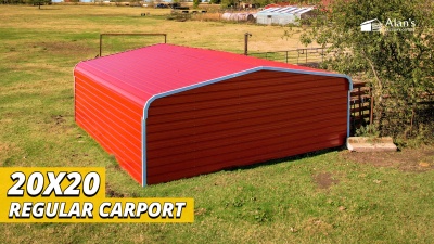 Video thumbnail for 20x20 - Regular Metal Carport