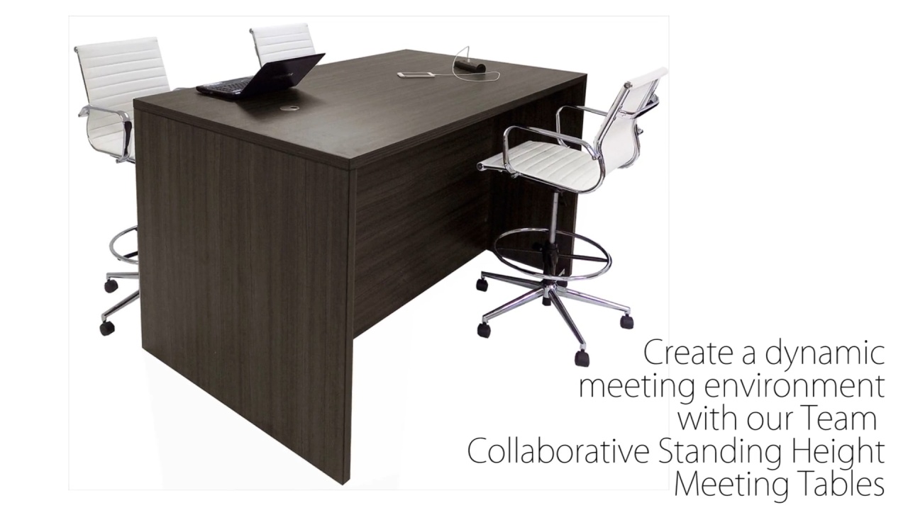 Standing Height Meeting Table