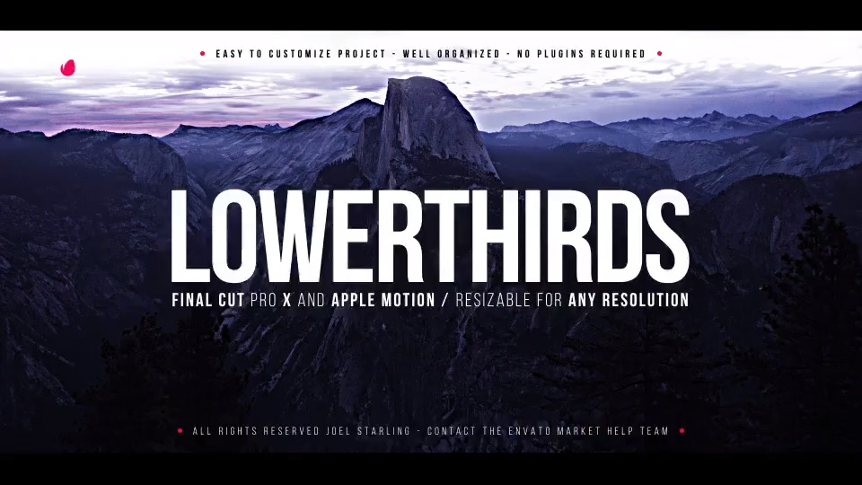 lower thirds final cut pro titles