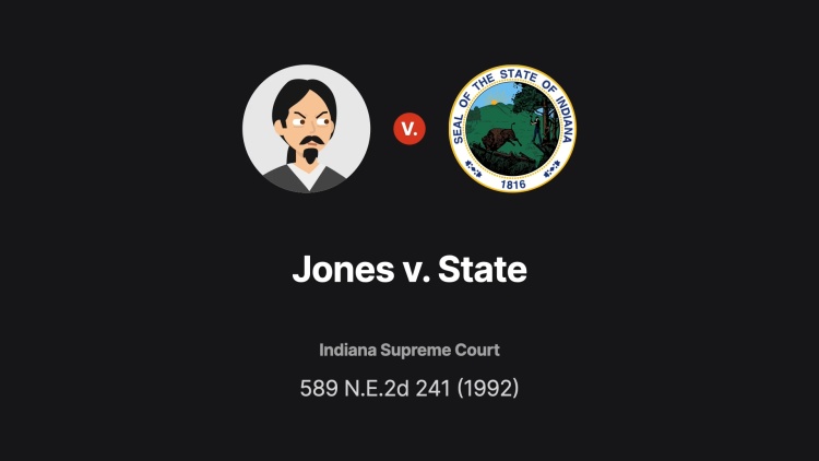 Jones v. State