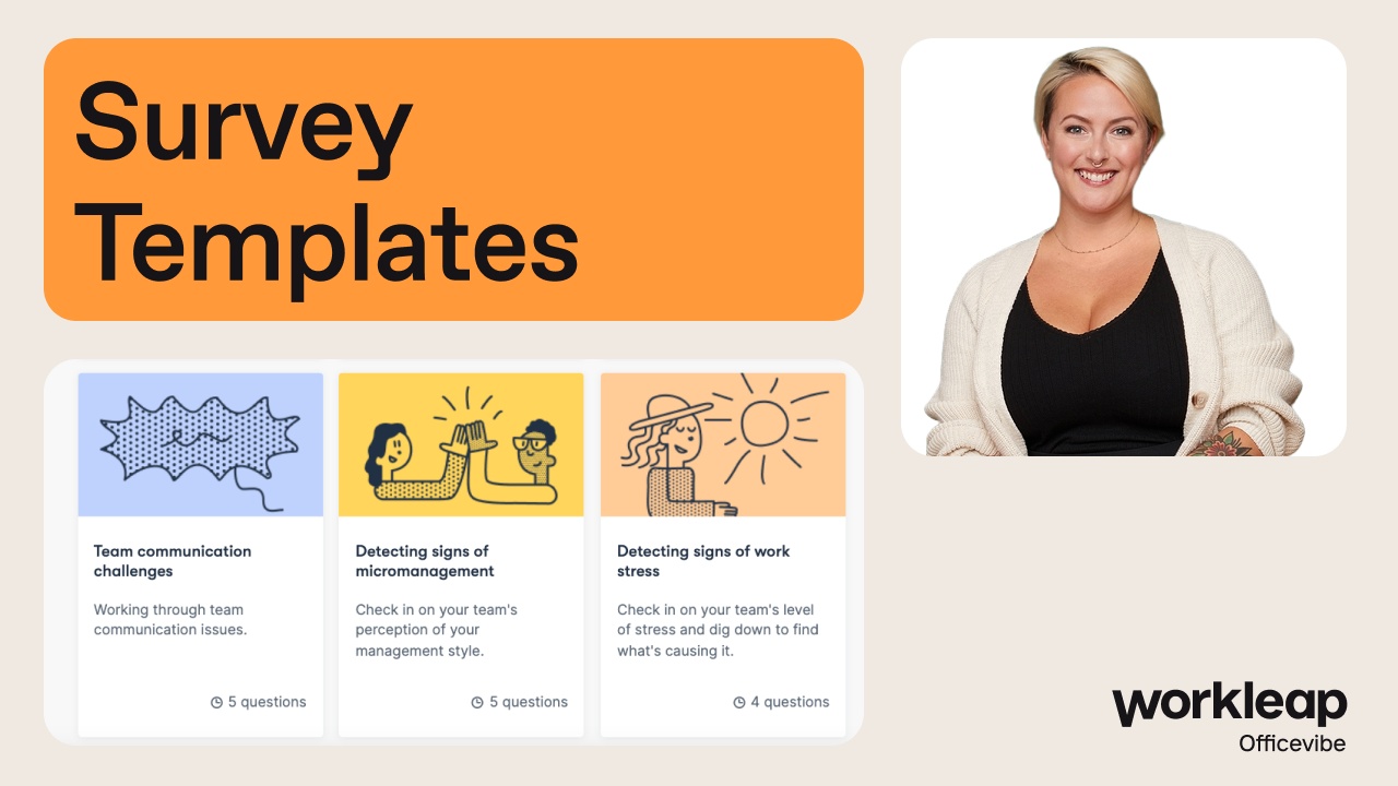 Survey templates - Managers are at the center of their team&rsquo;s 