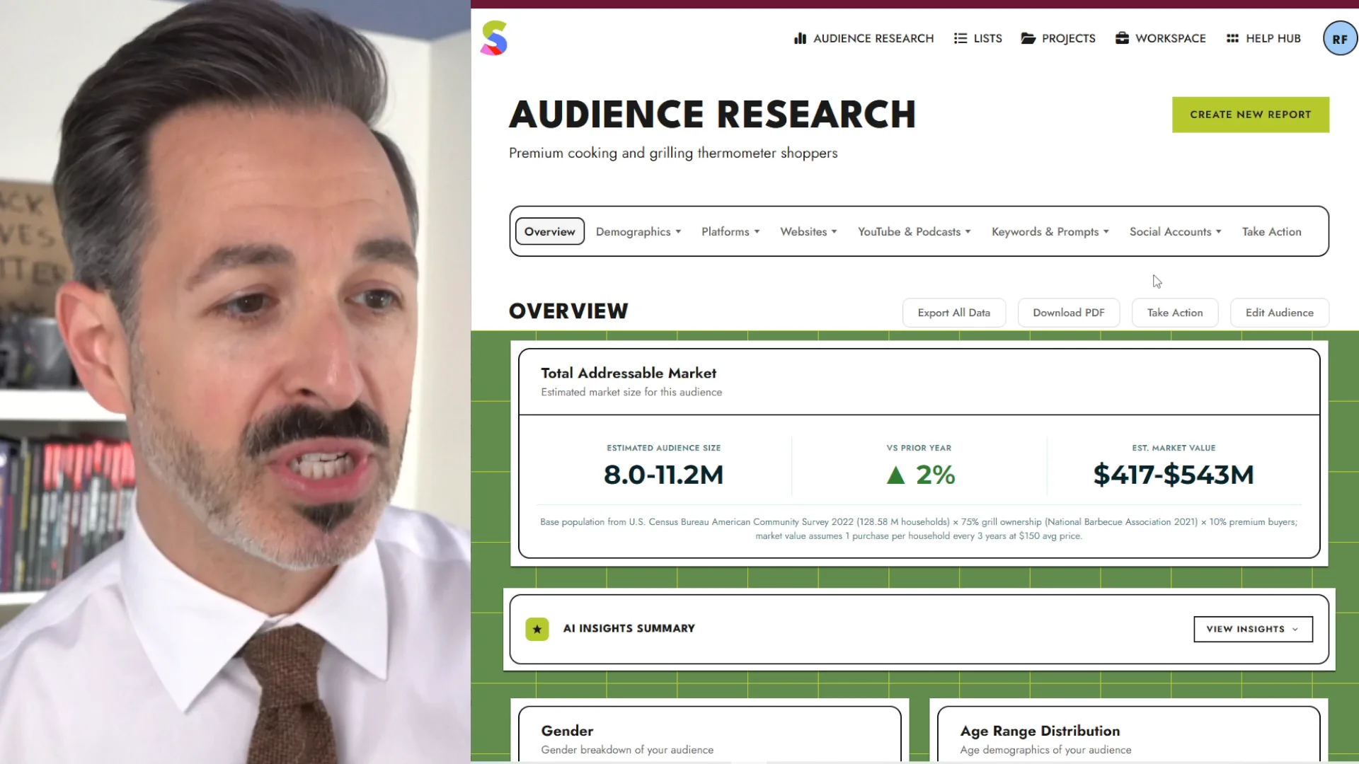 Competitive & Industry Research with SparkToro