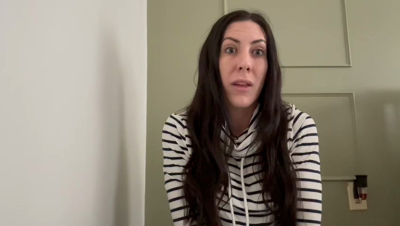 Kayla talking about her results