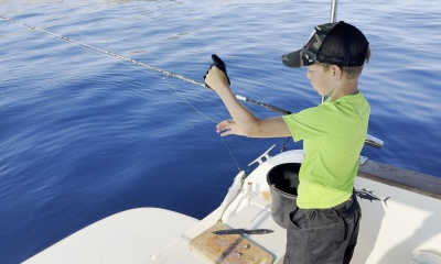 Bestes fischen am Meer