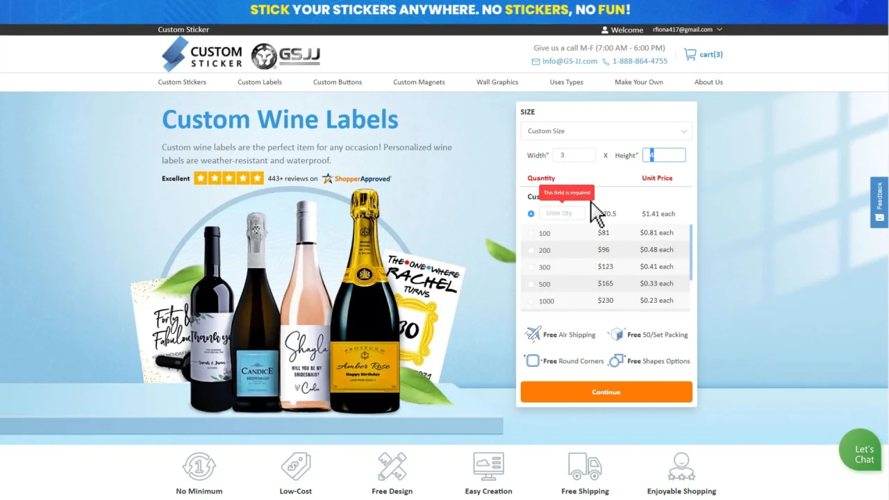 Where to get wine labels made