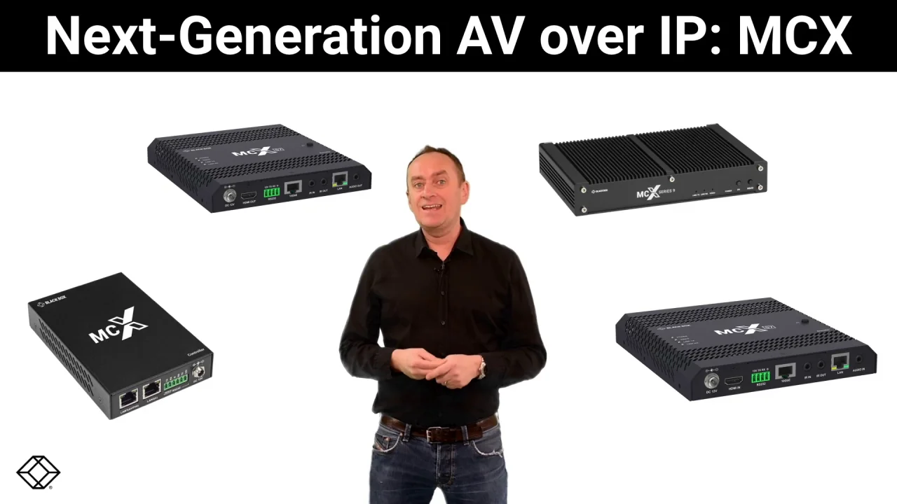 Experience Advanced AV Control with Black Box's MCX Experience Advanced AV Control with Black Box's MCX