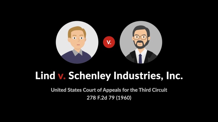 Lind v. Schenley Industries