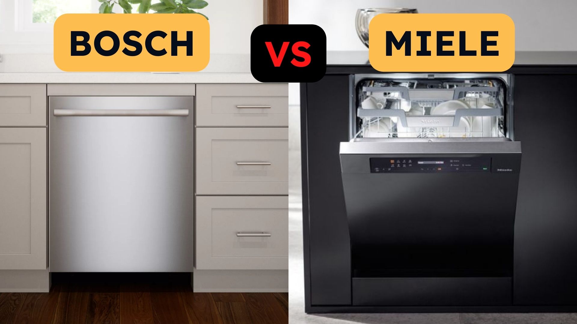 Bosch vs. Miele Dishwashers Which One Is Best in 2024