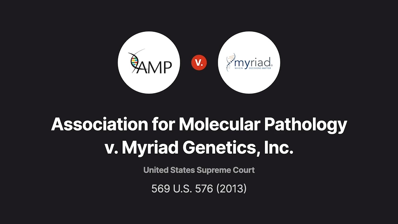 pathology vs myriad genetics