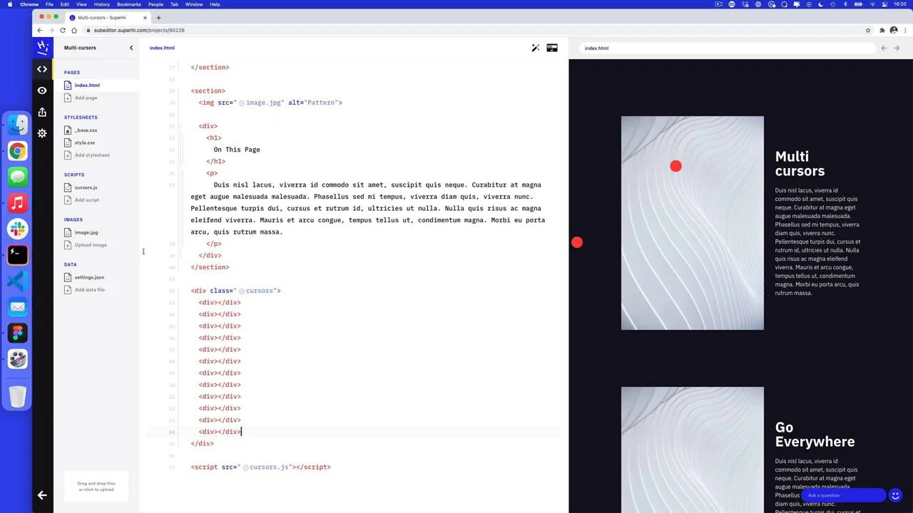 JavaScript Cursor Trail