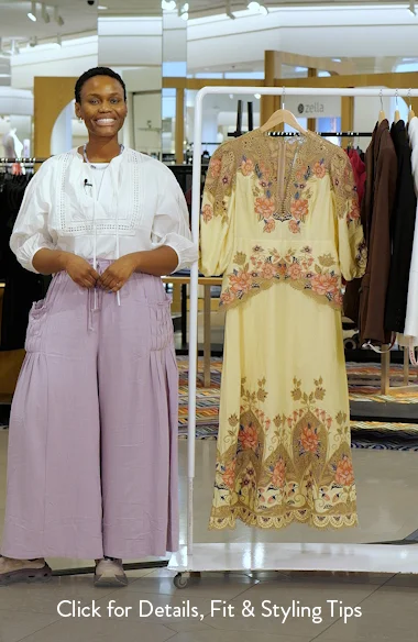 ワンピース ANDMARY Rio blouse set dress beige FARM Rio Embroidered Lace Linen Blend Midi Dress | Nordstrom