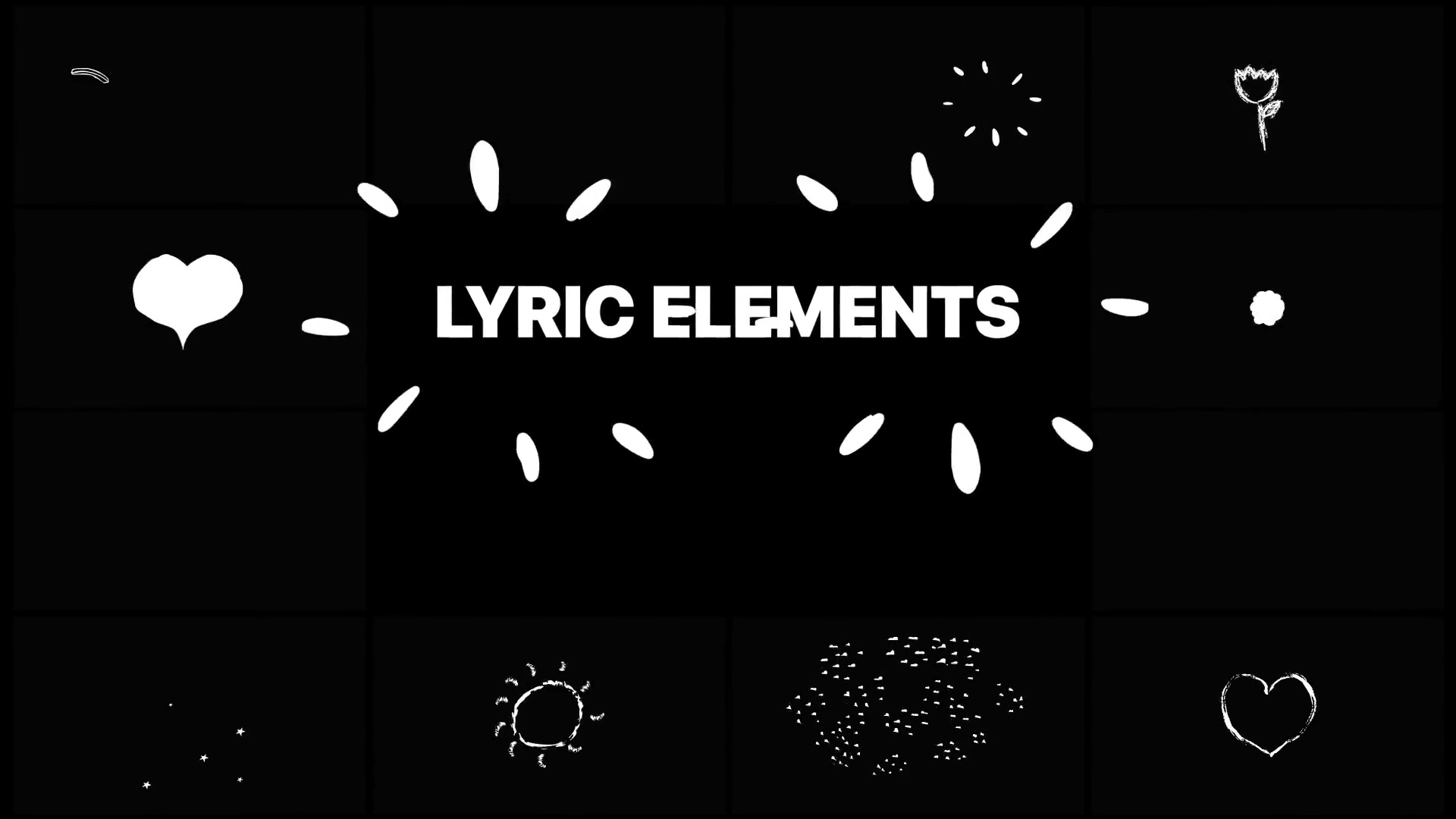 10 Prime Lyric Video Templates for Premiere Professional 3DCOR