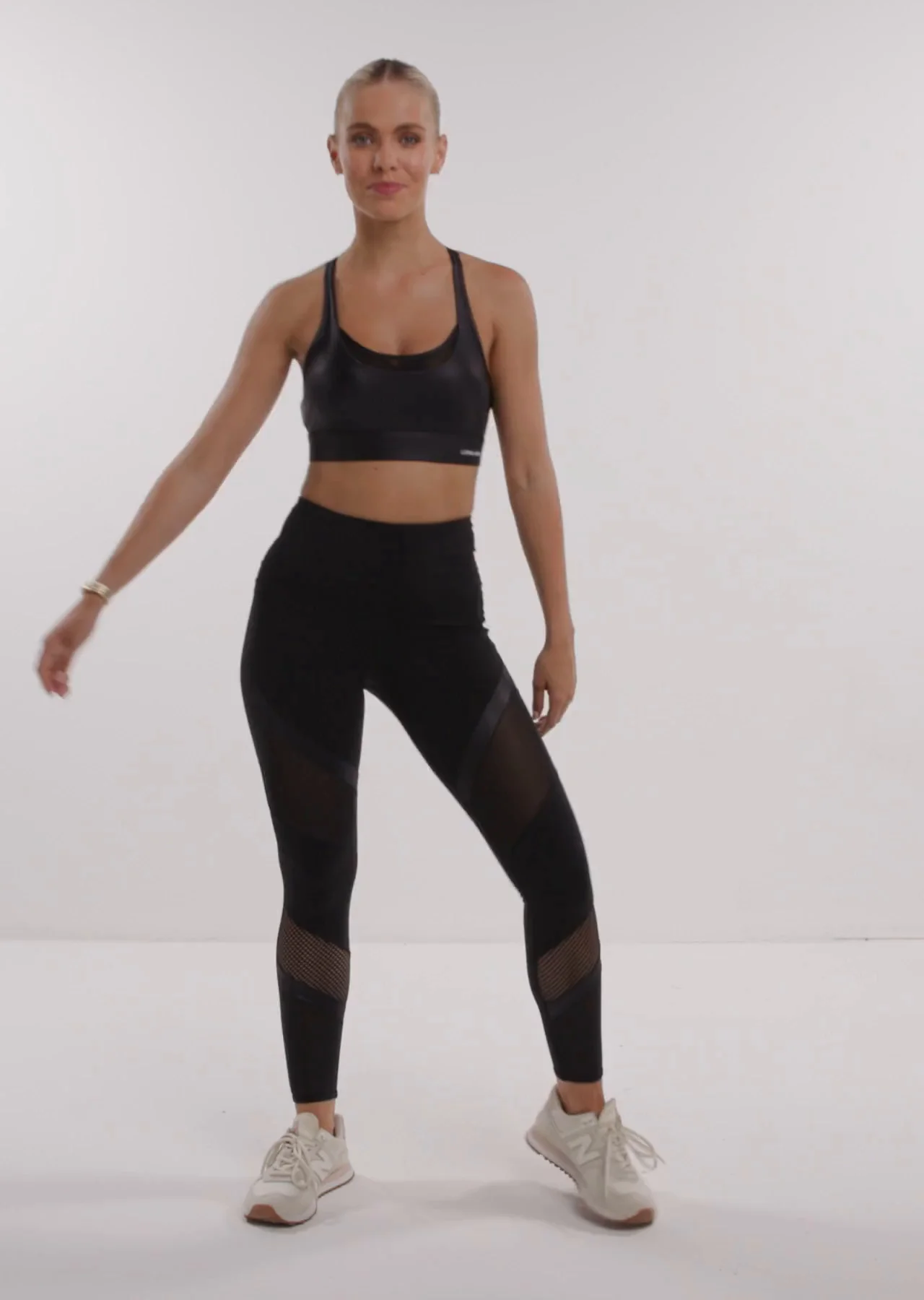 Nike Yoga Dri-FIT Power seamless leggings with small logo in purple, ASOS