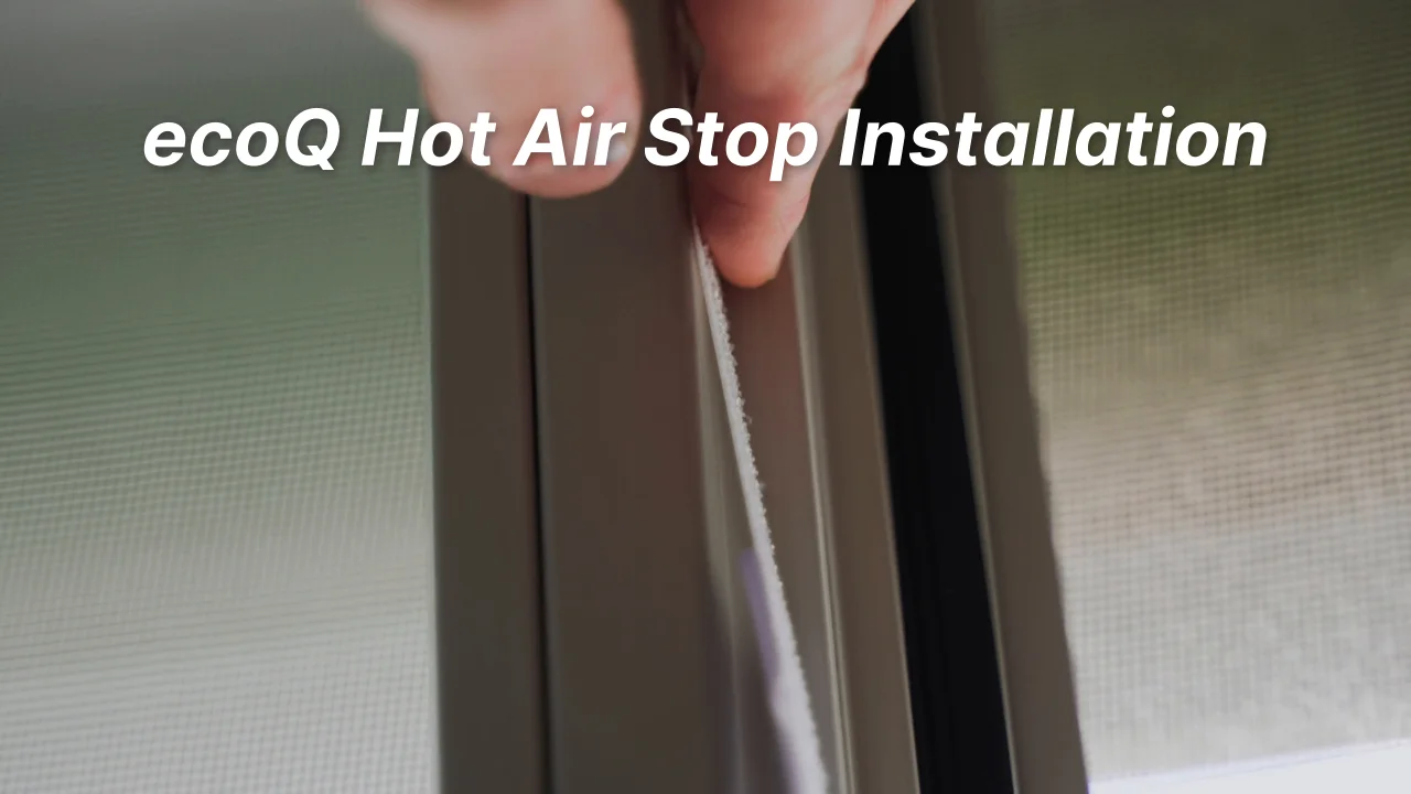 ecoQ Hot Air Stop Installation