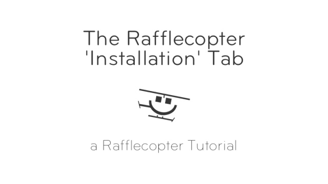 Rafflecopter Widget product features
