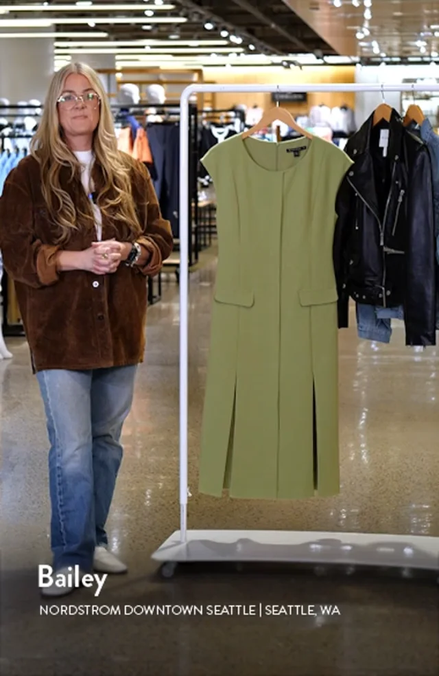 Black Halo Lali Slit Midi Dress Nordstromrack