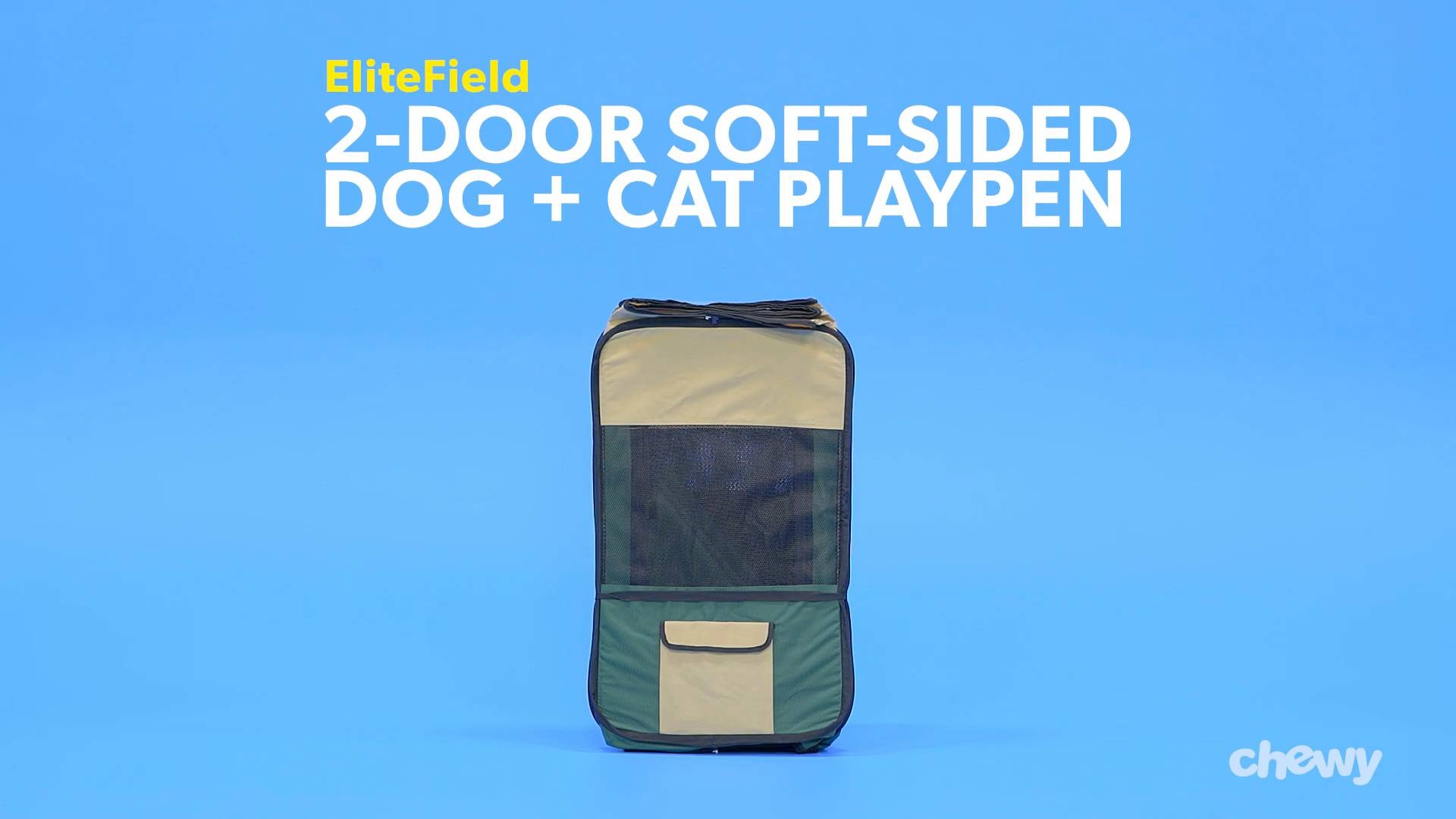 Cats and Other Pets Multiple Sizes and Colors Available for Dogs EliteField 2-Door Soft Pet Playpen Exercise Pen 