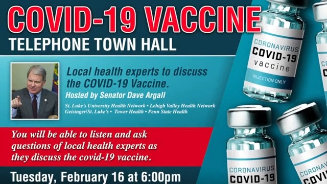 2/16/21 - COVID-19 Vaccine Telephone Town Hall