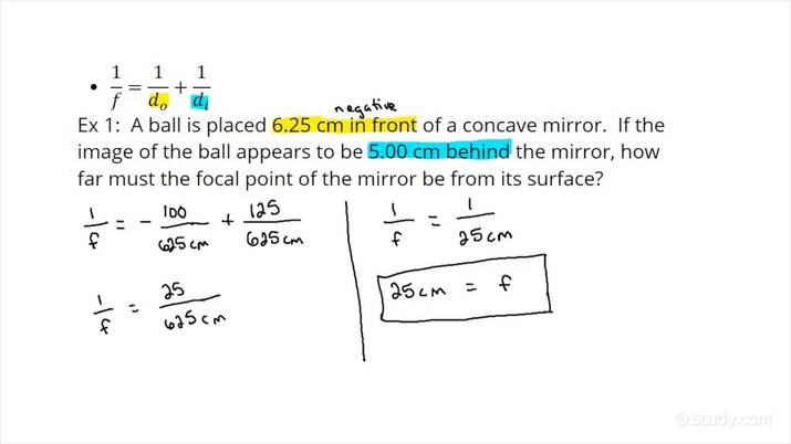 how-to-calculate-the-focal-point-of-a-concave-mirror-using-the-mirror