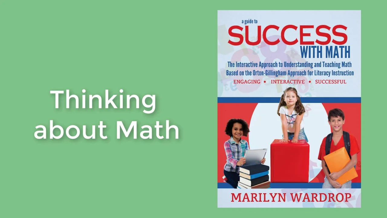 A Guide to Success with Math, based on Orton Gillingham