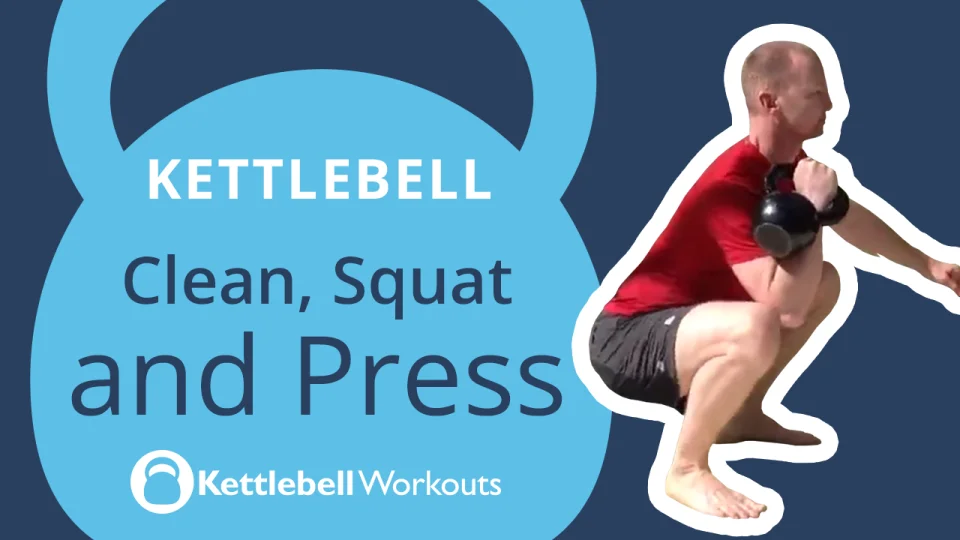 Kettlebell Clean Squat Press Exercise the