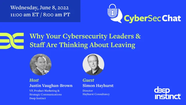Why Your Cybersecurity Leaders and Staff Are Thinking About Leaving